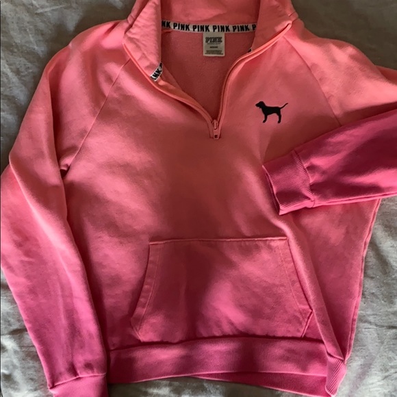 PINK Victoria's Secret Tops - Pink quarter zip pullover